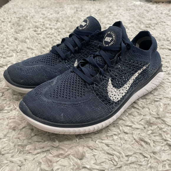 Nike Other - Nike Free RN Flyknit 2018 'College Navy' 942838-400